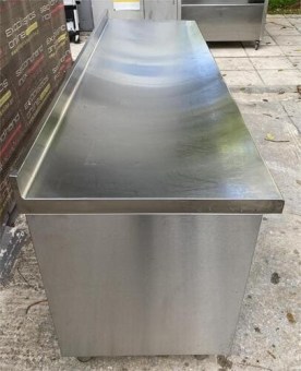 Πόστο Καφέ Ανοξείδωτο 225x70x87 Με Συρτάρι & Αποθηκευτικό Χώρο Μεταχειρισμένο
